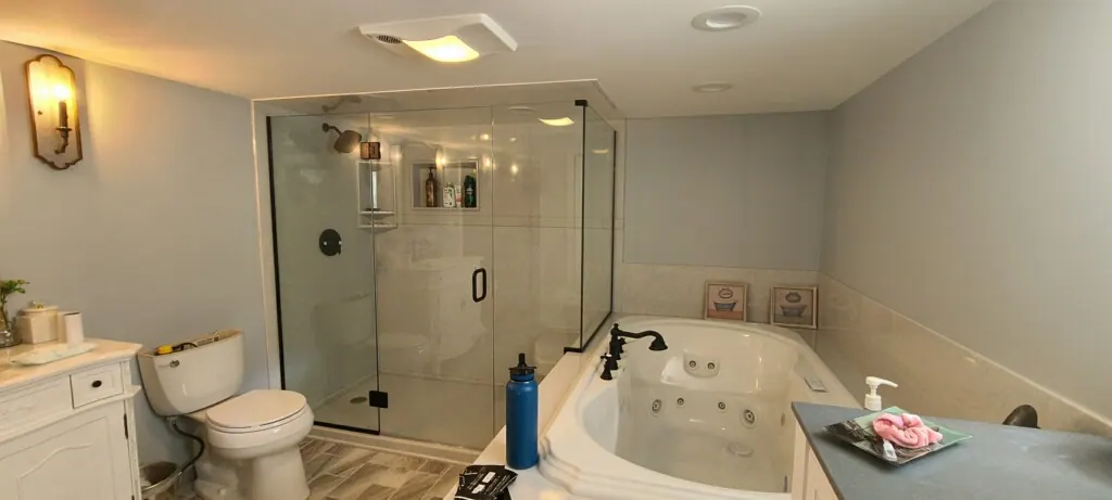 Finished full bathroom remodel, an Excel install in Chicagoland's south suburbs
