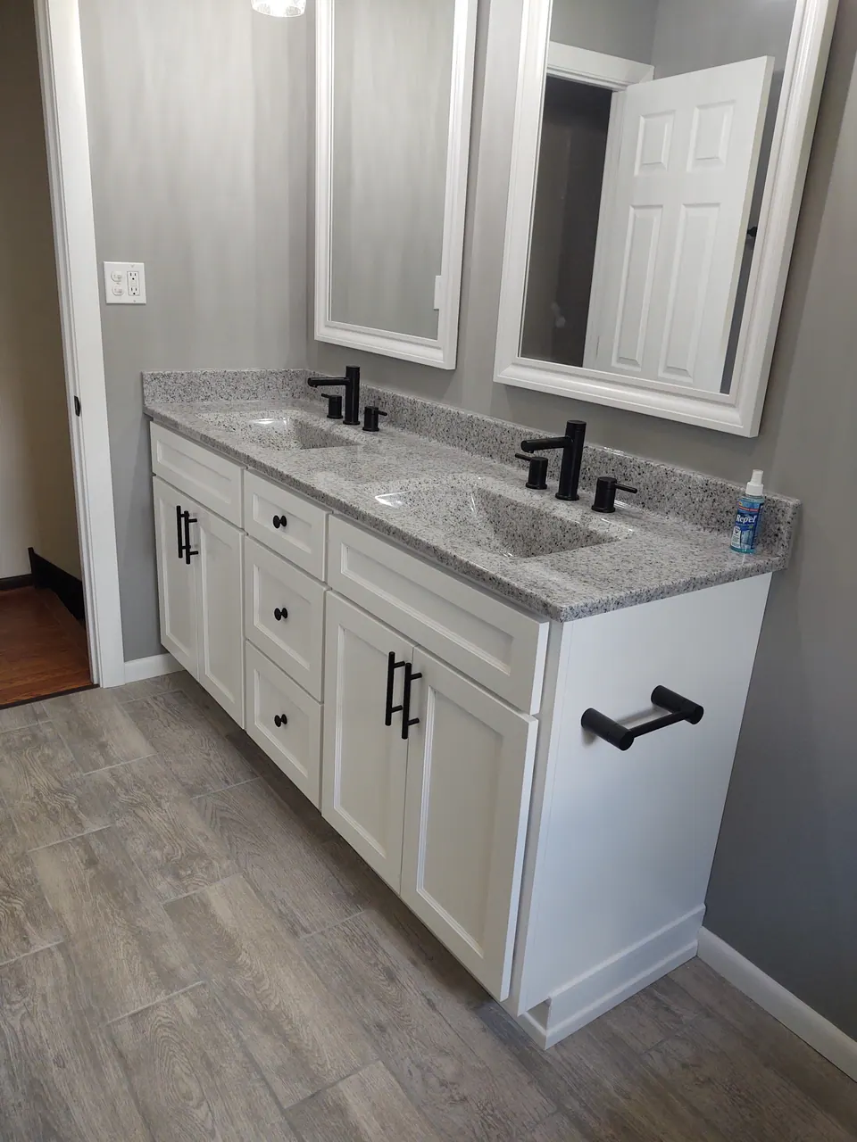 Finished full bathroom remodel, an Excel install in Chicagoland's south suburbs