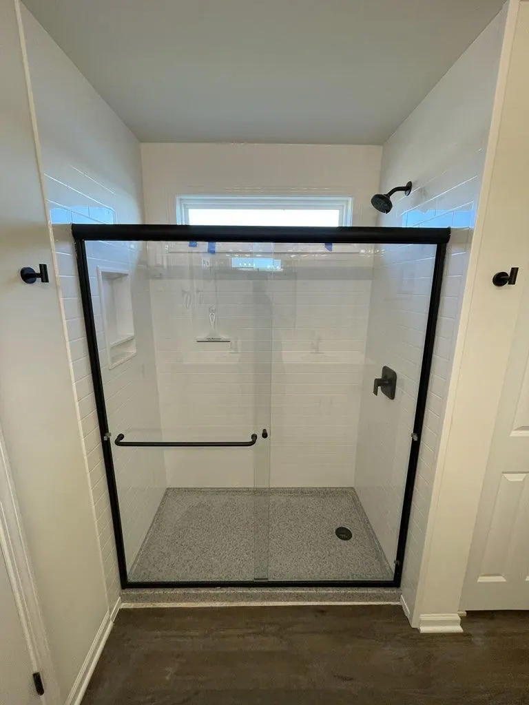 Finished walk-in shower, an Excel install in Chicagoland's south suburbs