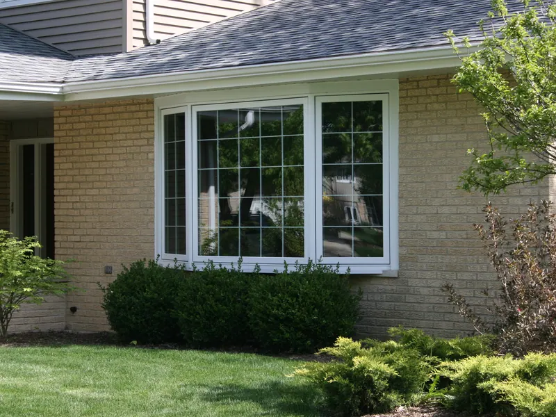 Replacement windows on a brick home, Chicagoland south suburbs — an Excel install